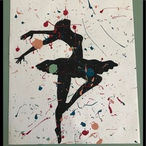 Revel in Dance  Original Acrylic Art   9x12 Canvas